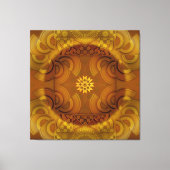 Sheen fasziniert halbkreisförmige Kunst Leinwanddruck (Vorderseite)