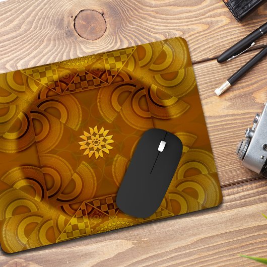 Sheen fasziniert halbkreisförmige Kunst Mousepad
