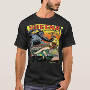 Sheena Queen of the Jungle Comic Book T - Shirt