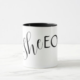SheEO Professioneller Keramikbecher Tasse