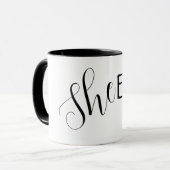SheEO Professioneller Keramikbecher Tasse (Vorderseite Links)