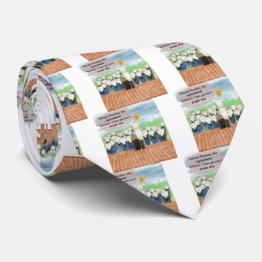 Sheep Abschluss Day Funny Krawatte (Gerollt)