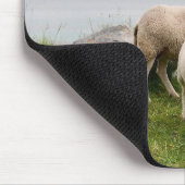 Sheep and Lamb by a Lake Mousepad (Ecke)