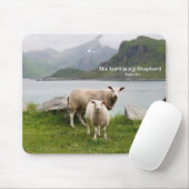 Sheep and Lamb by a Lake Mousepad (Mit Mouse)