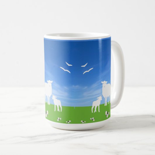 Sheep and Lamb   Kaffeetasse (VorderseiteRechts)