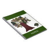 Sheep and Tree Notebook Notizblock (Rechte Seite)