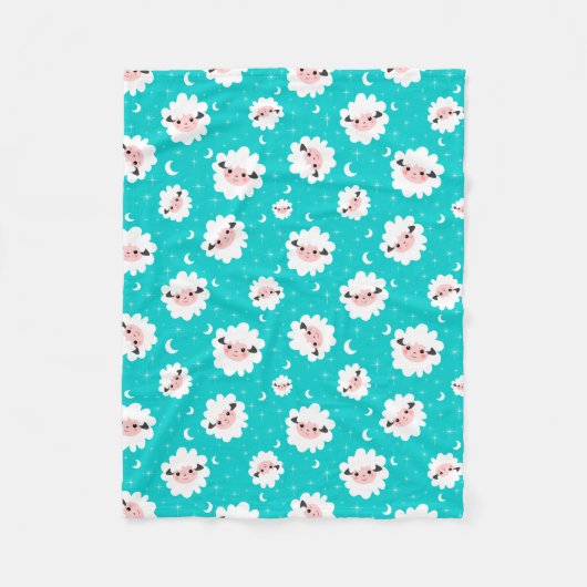 Sheep Baby Blanket Fleecedecke (Vorderseite)