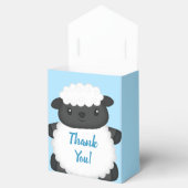 Sheep Baby Dusche Blue Geschenkschachtel (Geöffnet)