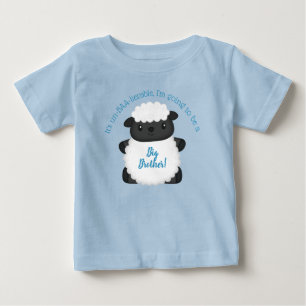 Sheep Baby Dusche Farm Blue Boy T-shirt