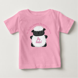 Sheep Baby Dusche Rosa Baby T-shirt
