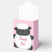 Sheep Baby Dusche Rosa Geschenkschachtel (Geöffnet)