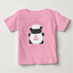 Sheep Baby Dusche Rosa T-shirt