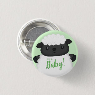 Sheep Baby Showfarm Button