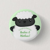Sheep Baby Showfarm Button (Vorderseite)
