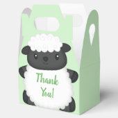 Sheep Baby Showgrün Geschenkschachtel (Geöffnet)