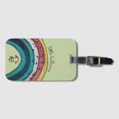 Sheep Ballerina Gepäckanhänger (Vorderseite (Horizontal))