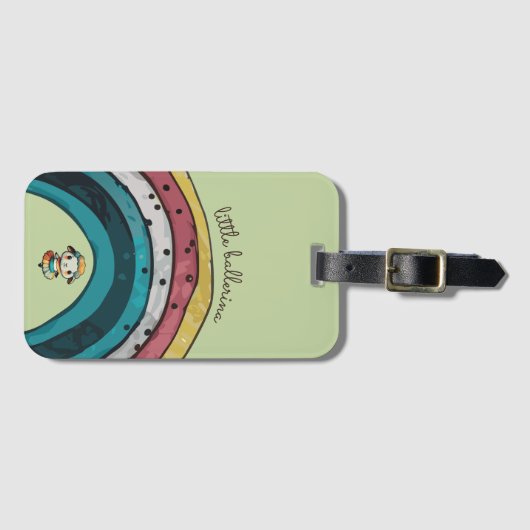 Sheep Ballerina Gepäckanhänger (Vorderseite (Horizontal))