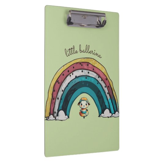 Sheep Ballerina Klemmbrett (Rechts)