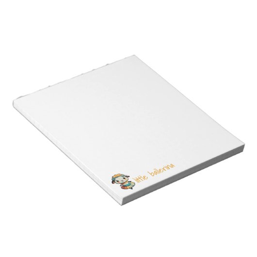 Sheep Ballerina Notizblock (angewinkelt)