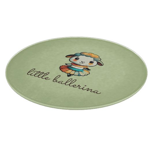 Sheep Ballerina Schneidebrett (Ecke)