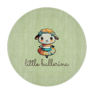 Sheep Ballerina Schneidebrett