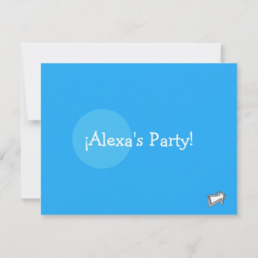 sheep birthday einladung (Rückseite)