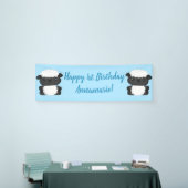 Sheep Birthday Party Blue Banner (Messeveranstaltung)