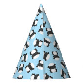 Sheep Birthday Party Blue Partyhütchen (Rückseite)