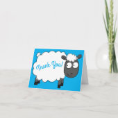 Sheep Birthday Party Karte (Vorderseite)