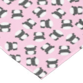 Sheep Birthday Party Pink Tischdecke (Schrägansicht)