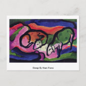 Sheep by Marc Franz Postkarte (Vorderseite)