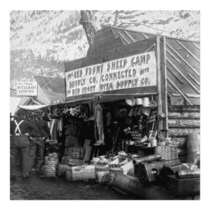 Sheep Camp Store - Klondike Gold Rush 1897 Fotodruck