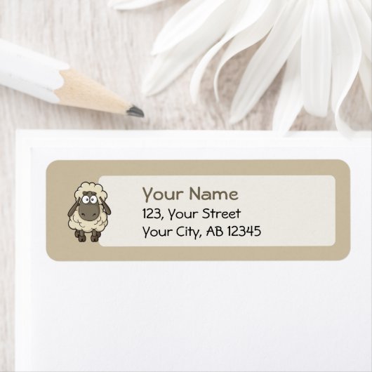 Sheep Cartoon Beige (Insitu)