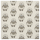 Sheep Cartoon Pattern Stoff (Muster)