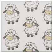 Sheep Cartoon Pattern Stoff (Nahaufnahme)