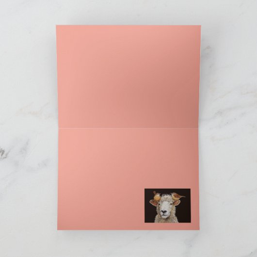 Sheep Chaperone Card Karte (Innenseite)