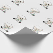 Sheep Christmas Snow Winter Animals Sheeps Geschenkpapier (Ecke)