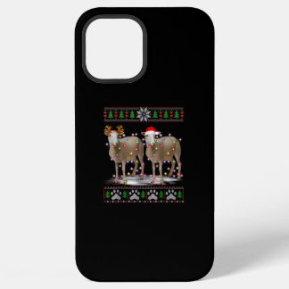 Sheep Christmas Tree Lights Santa Animal Gift iPhone 12 Pro Max Hülle