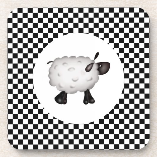 Sheep Cork Untersetzer (Vorderseite)