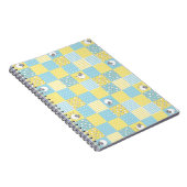 Sheep Country-Imitate Patchwork Spiral Notebook Notizblock (Rechte Seite)