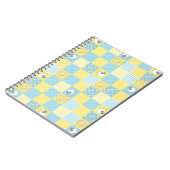 Sheep Country-Imitate Patchwork Spiral Notebook Notizblock (Linke Seite)