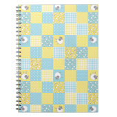 Sheep Country-Imitate Patchwork Spiral Notebook Notizblock (Vorderseite)