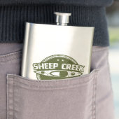 Sheep Creek Wild und Landschaftlicher Fluss Idaho Flachmann (Beispiel)