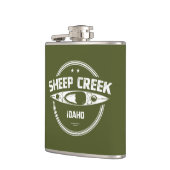 Sheep Creek Wild und Landschaftlicher Fluss Idaho  Flachmann (Links)