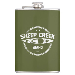 Sheep Creek Wild und Landschaftlicher Fluss Idaho  Flachmann