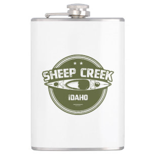 Sheep Creek Wild und Landschaftlicher Fluss Idaho  Flachmann