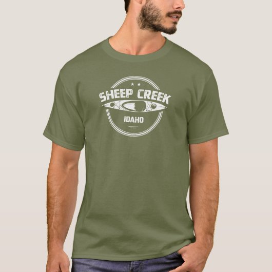 Sheep Creek Wild und Landschaftlicher Fluss Idaho  T-Shirt (Vorderseite)