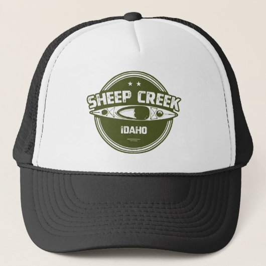 Sheep Creek Wild und Landschaftlicher Fluss Idaho  Truckerkappe (Vorderseite)