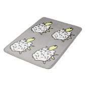 Sheep Design Badematte (Schrägansicht)