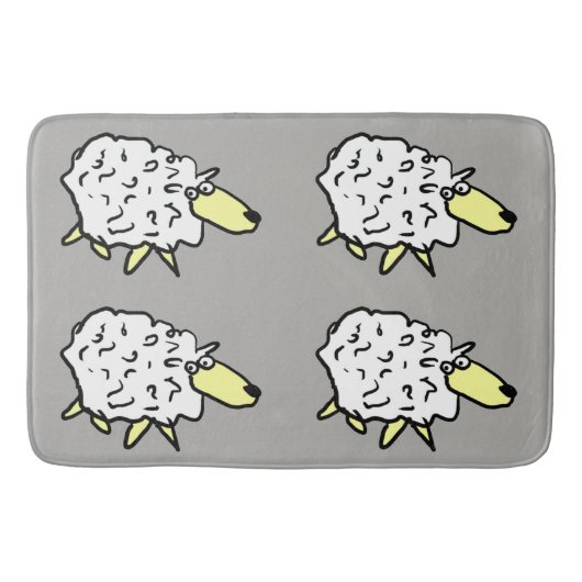 Sheep Design Badematte (Vorderseite)